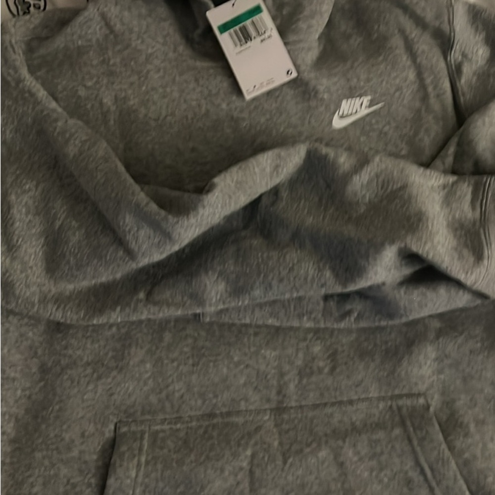 Nike Gray Crewneck Sweater Iconic Comfort